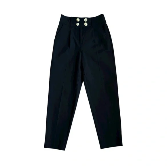Derek Lam 10 Crosby Leonie Pleated Tapered Pants - Picture 2 of 10
